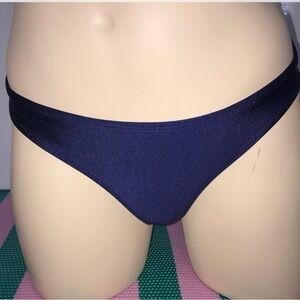 American Apparel Size XS Deep Blue Bikini Bottom